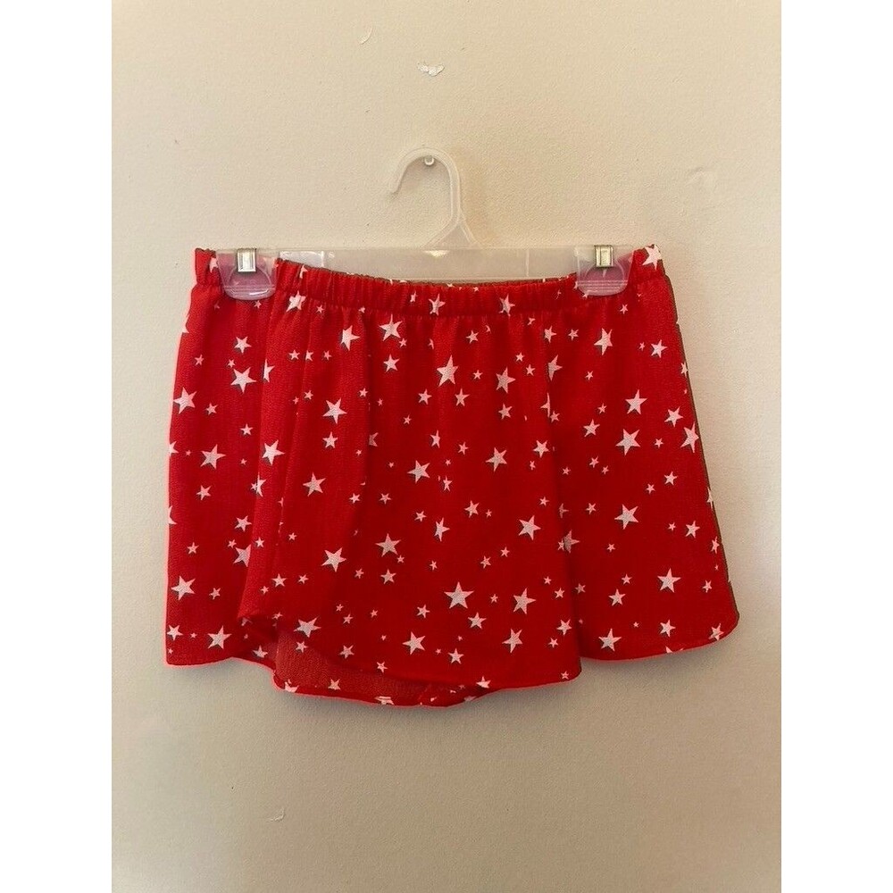 Red/White Stars Minette Vintage Skirt Shorts - size M